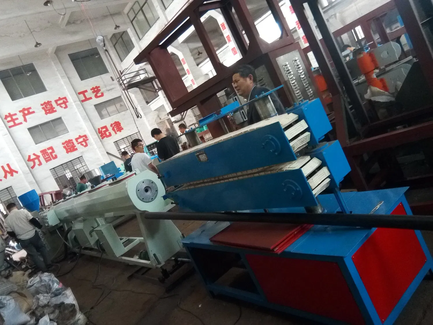 PVC Spiral Reinforced Garden Hose Plastic Tube Extruder Machine Plastic Pipe at Factory Price