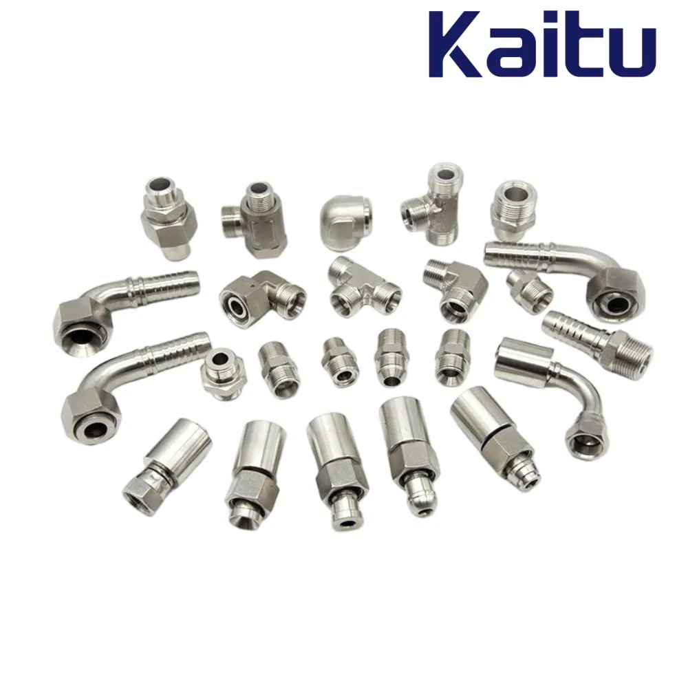 Stainless Steel Adapter Metric Hydraulic Rubber Hose Tube Assembly Fitting NPT Jic SAE Bsp Metric Or