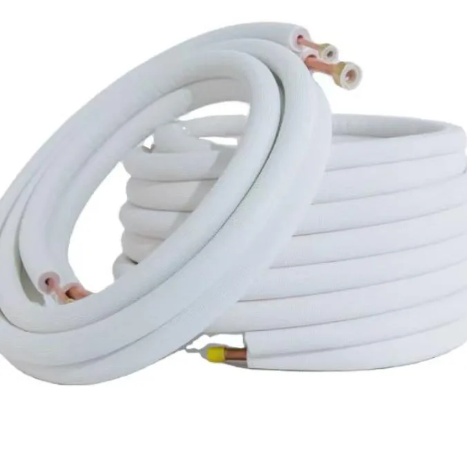 Air Conditioner Insulation Split Line Set Connecting Refrigerant PVC Foam Insulated AC Copper Pipe P
