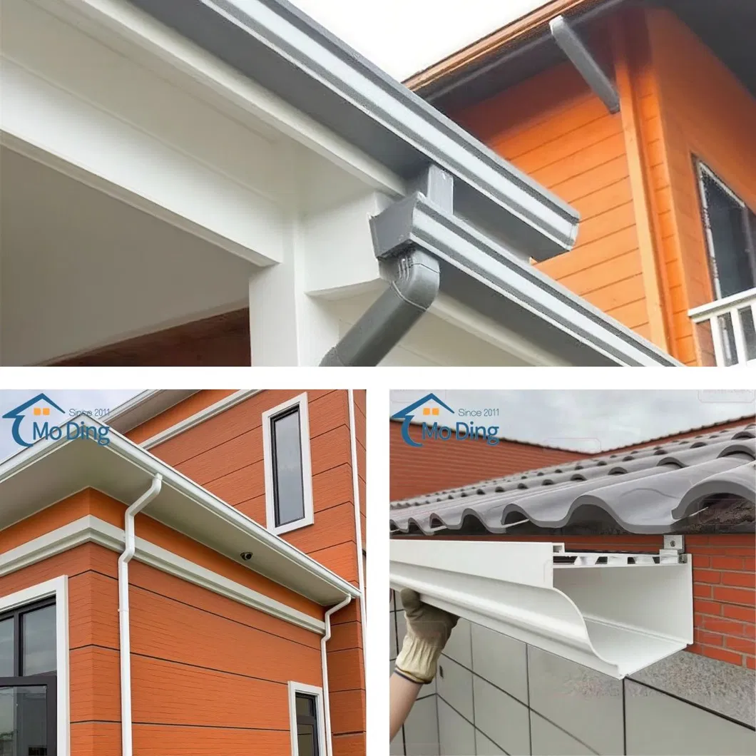 7-Inch Vinyl PVC Plastic Gutter Drainage Pipe