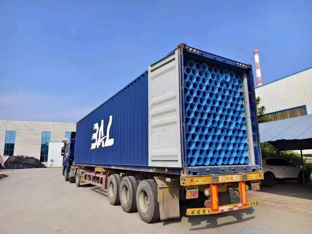 China OEM 4 Inch Pipe 110mm 114.3 mm PVC Pipe Plastic Water Well Borehole Drilling Tube