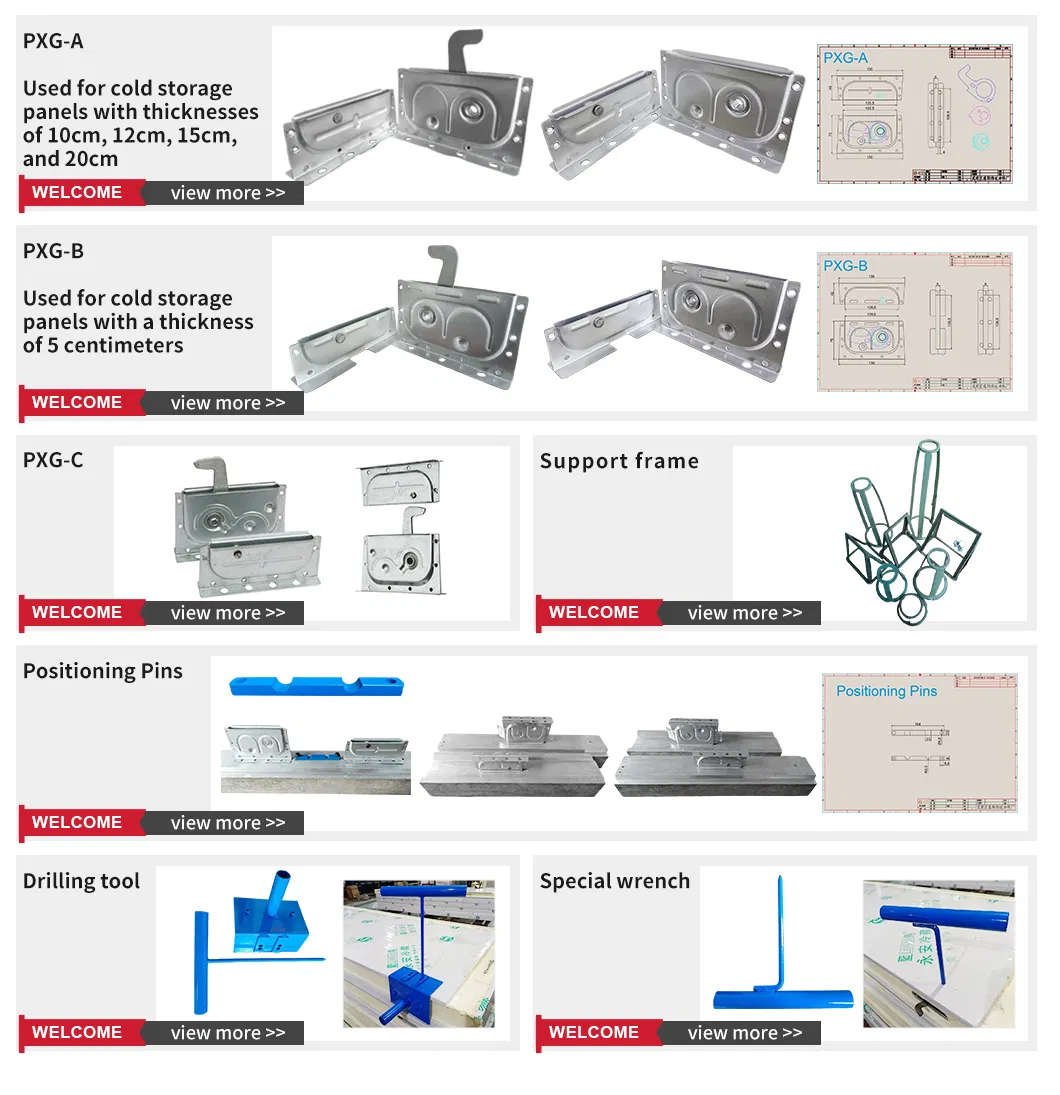 Refrigeration Fitting Cold Room Refrigeration Accessories of Eccentric Hook and Aluminum U Shaped Bend Tubes