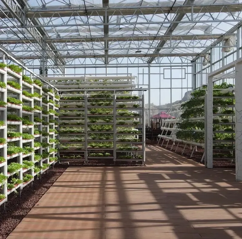 Hydroponic 6 Inch Diameter PVC Pipe Strawberry Planting Gutters Nft Hydroponic Pipe