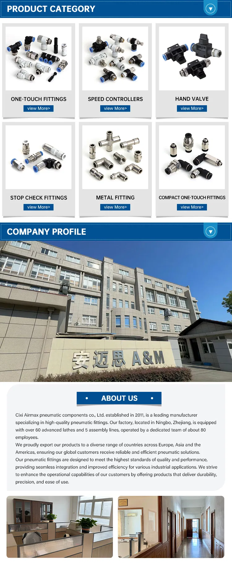 Durable Pneumatic Fittings for Air Tool Connections Air Connectors Pneumatic Fittings