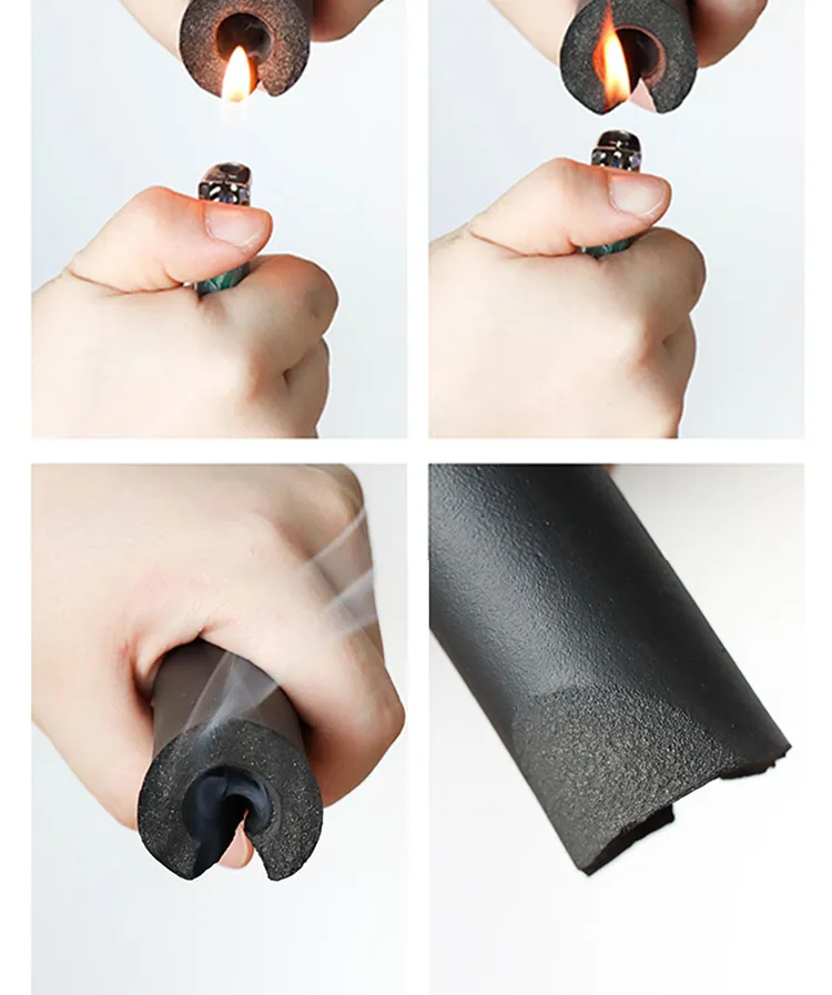 White Black PE Air Conditioner Tube Copper Pipe Insulation Refrigerant PVC Insulated Copper Pair Coil Pipe