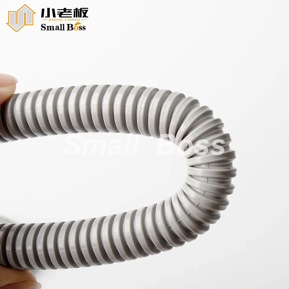 Flexible PVC Corrugated Pipe for Electrical Cable Protection / Drainage