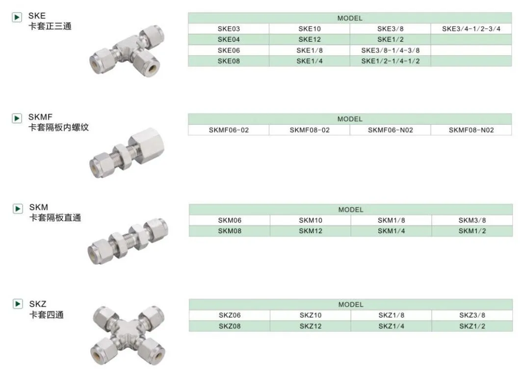 200 Bar High Pressure NPT Thread Double Ferrule Tube Connector Corrosion Resistance Rust Free 316L Stainless Steel Hydraulic Fittings