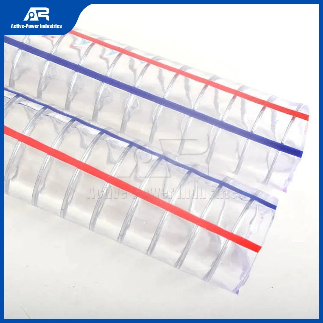 Active-Power Industries PVC Flexible Hose Factory Wholesale PVC Steel Wire Reinforced Hose China Ant