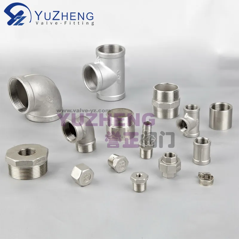 Stainless Steel CF8/CF8m/Wcb/Ci/Brass BSPT/BSPP/NPT/Welded High Pressure Stainless Steel Pipe Fitting for Chemical Industry