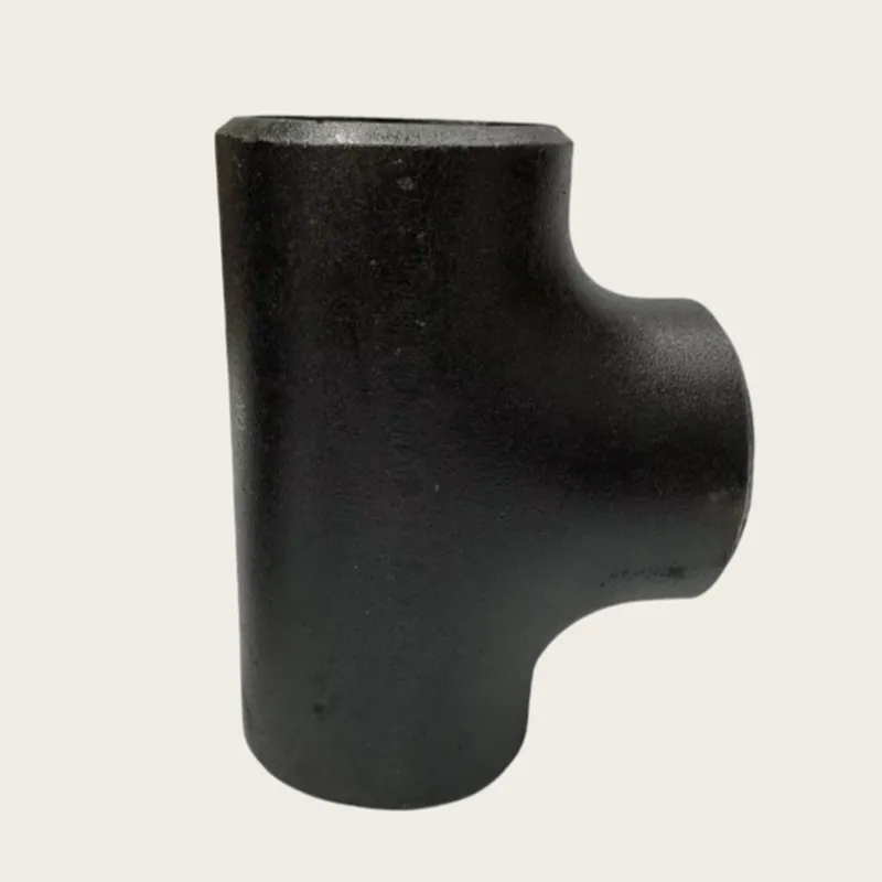 Factory Price Large Diameter Stainless Steel Tee Seamless Butt Welding Thick Wall Tee Fittings Equal