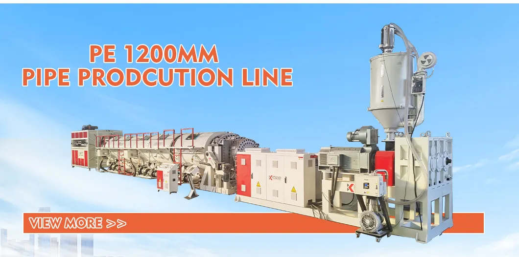 PE HDPE Pipe Extrusion Machinery PVC PPR Corrugated Pipe Machine