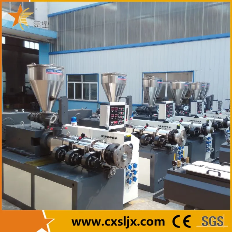 Small Diameter PVC Double Pipe Production/Extrusion Line 16-63mm Small Diameter PVC Twin Pipe Making