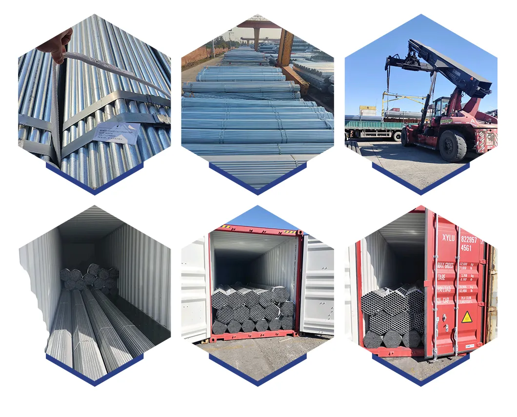 Outsize Hot Dipped Galvanized Steel Pipe Inner PVC Pipe