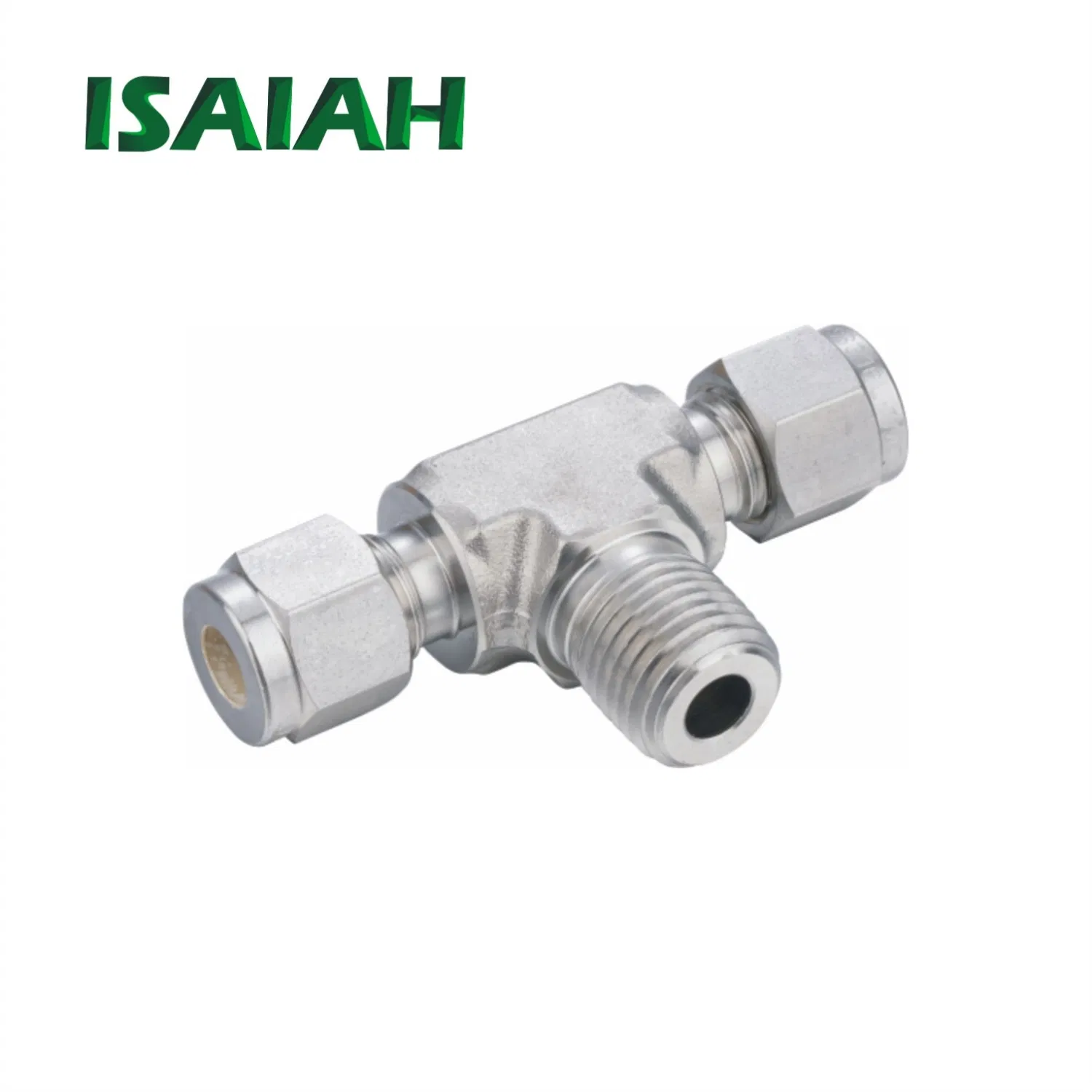 200 Bar High Pressure NPT Thread Double Ferrule Tube Connector Corrosion Resistance Rust Free 316L S