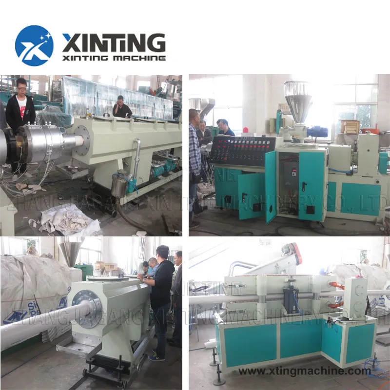 High Speed Plastic PPR HDPE PE PVC Pipe with Single and Double Extruder