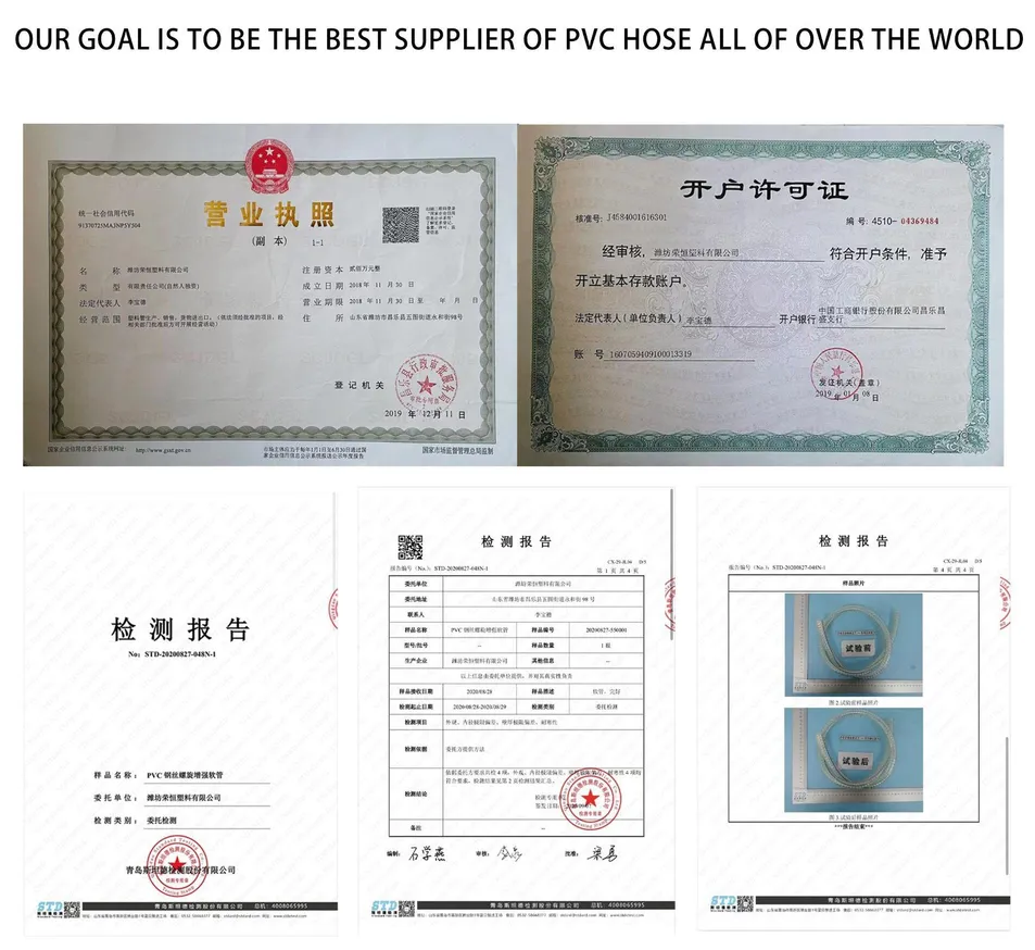 Flexible Transparent PVC Fiber Braided Reinforced Pipe Nylon Wear-Resistant Water Pipe