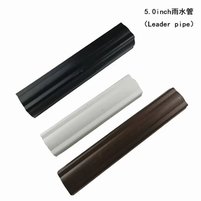 PVC Building Material Rain Gutter System 5.0 Inch PVC Pipe