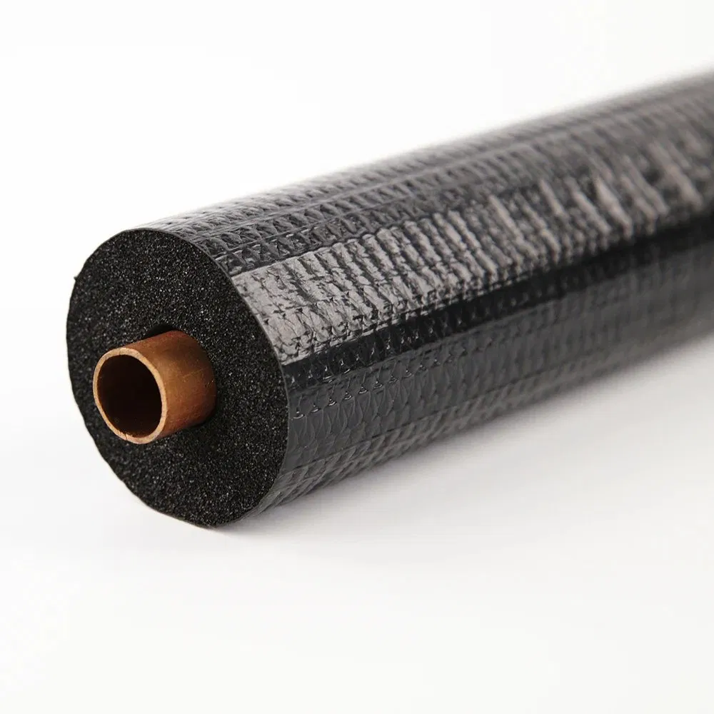 Gold Diamond Series Fireproof Nitrile Rubber Foam Insulation Tube PVC Insulation Pipe for Air Condit