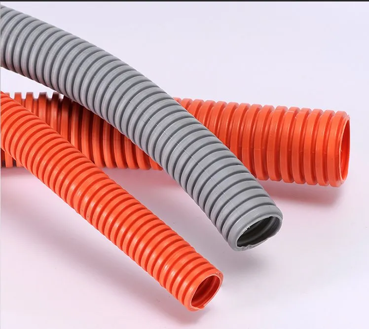 Corrugated Pipe Electrical Wire Protection PP PE PVC Nylon Flexible Plastic Conduit Pipe