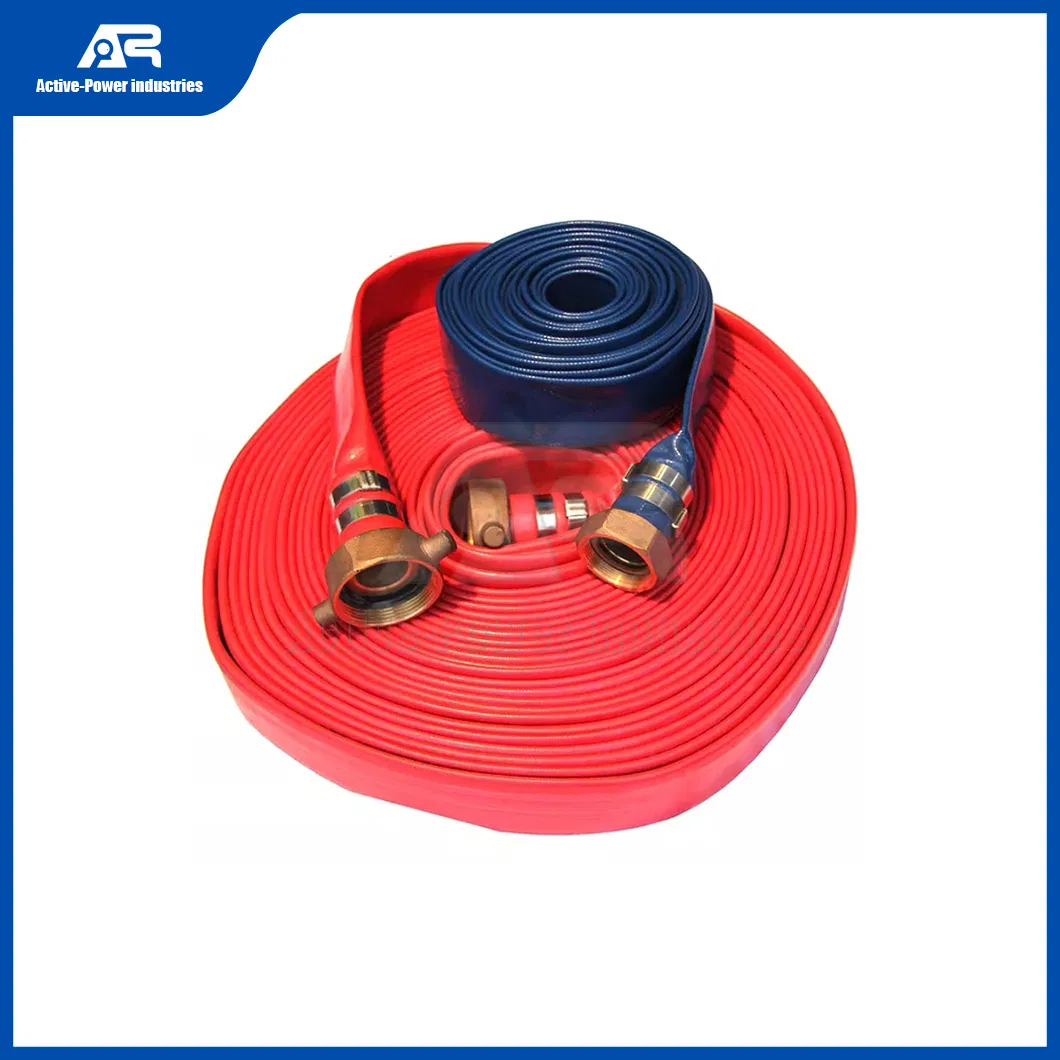Active-Power Industries PVC High Pressure Hose Distributor China PP Blue 4inch Irrigation PVC Lay Fl