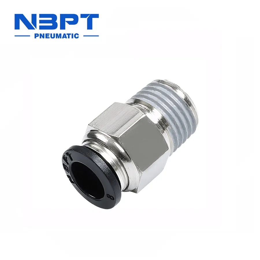 New Nbpt PC-R Air Quick Coupler Brass &amp; Plastic Pneumatic Push to Connect Fitting