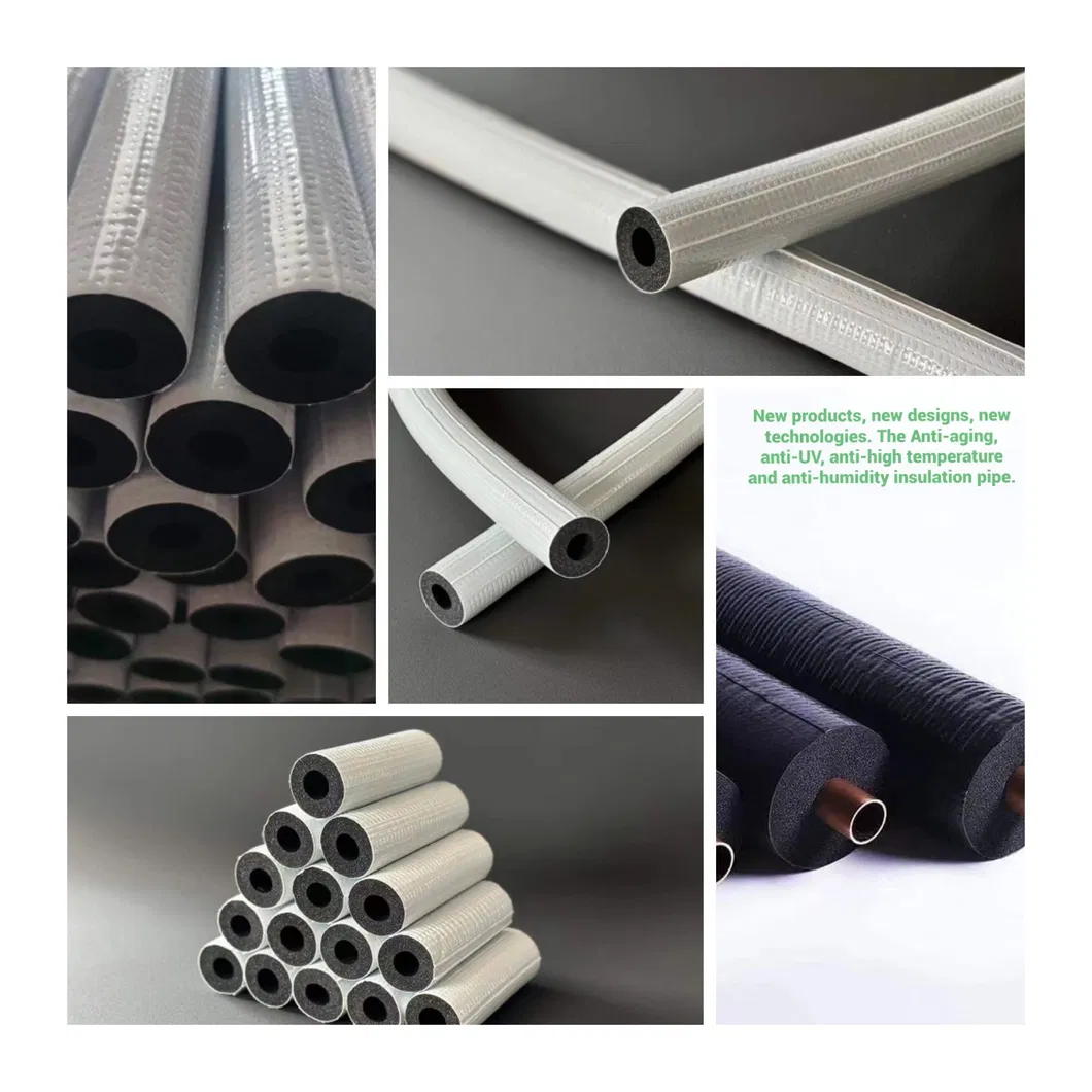 Retekool NBR PVC Rubber Foam Insulation Pipe for Air Conditioner