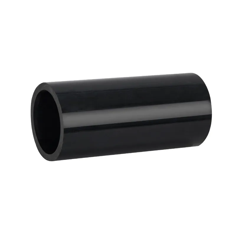 Custom Multi-Specification, Black Wear-Resistant PVC Processing Pipe, Acid-Resistant Plastic Thickened Protective Pipe