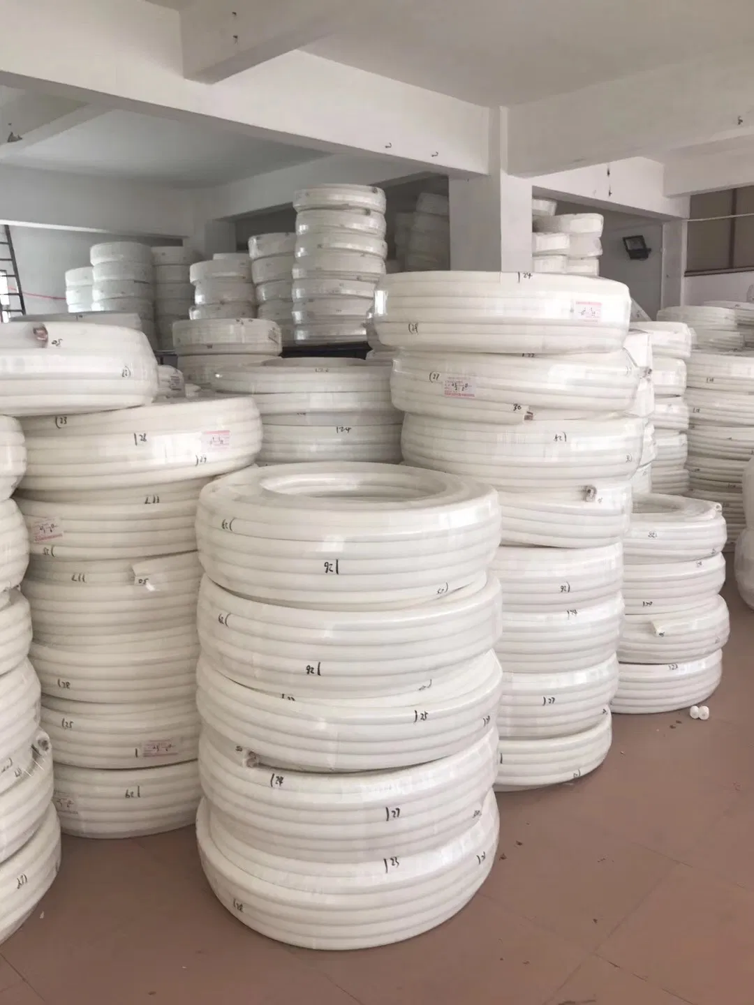 1/4 3/8 Foam Insulation Copper Pipe PVC Coated Insulated Copper Tube Coil