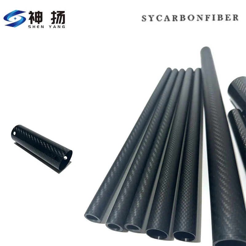 China Factory Direct Sales 100% Pure Carbon CNC Machined Perforated High-Strength Twill Weave Glossy