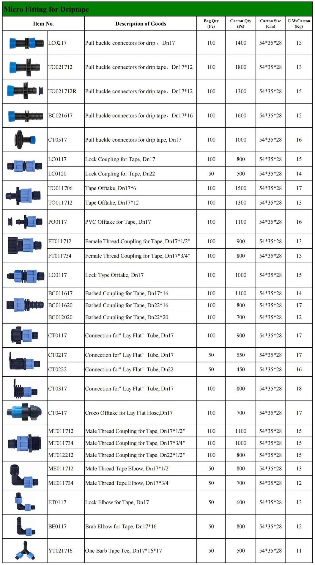 Watering Good Quality Practical Material Drip Irrigation Pipe Fitting