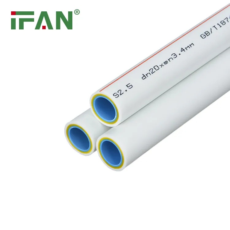 Ifan German Standard Hot Water Plastic Pipe Pn25 Fiber Glass PPR Pipes