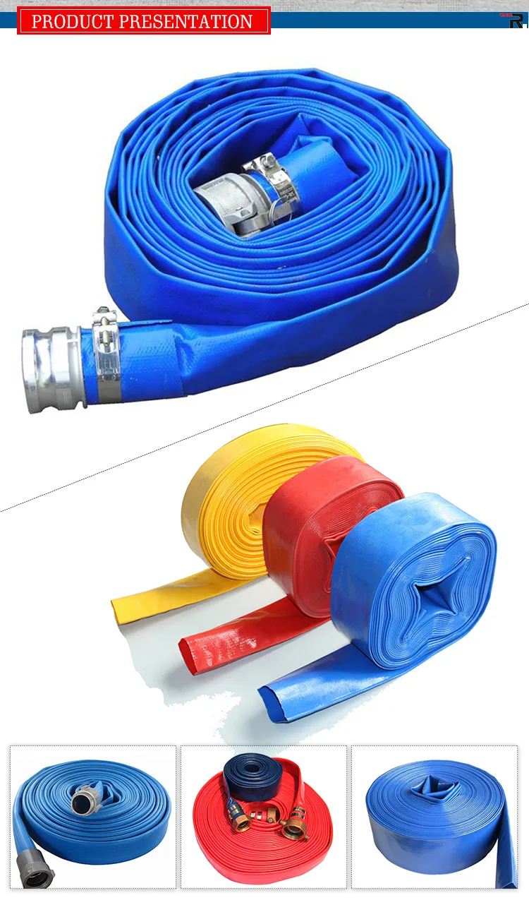 PVC Special High-Strength 4bar Layflat Hose Discharge Pipe