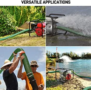 Flexible High Quality Plastic PVC Water Pump Suction Hose Pipe with Rigid PVC Helix