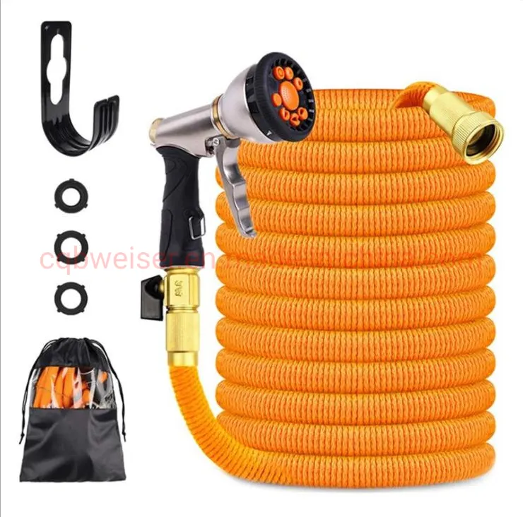 Expandable Garden Hose Pipe 100FT Strong Double Latex Inner Tube