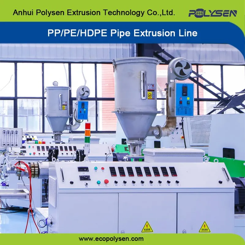 Custom High Quality Single Screw Extruder PE HDPE PPR Pipe Extrusion Production Line