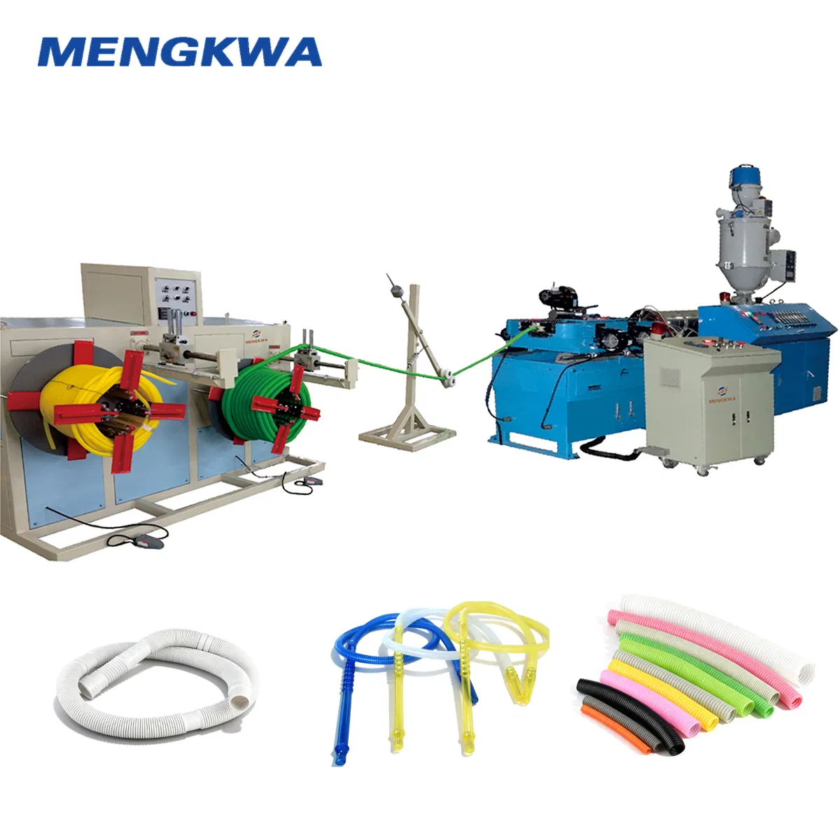 PE PA PVC EVA High Speed Single Wall Corrugation Pipe for Electric Pipe Manufacture Machinery Extrus