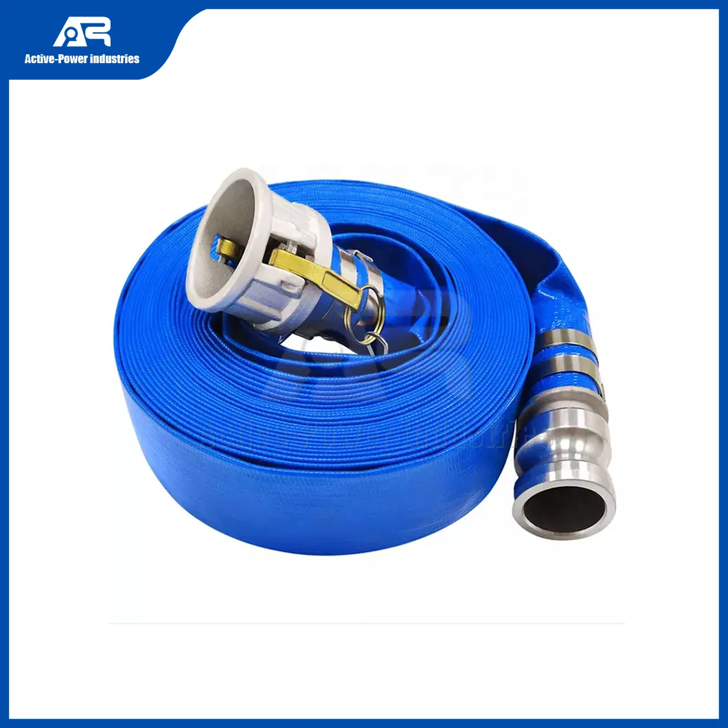Active-Power Industries PVC Agriculture Layflat Hose Suppliers China Uper Lightduty (2/3Bar) High Pressure PVC Soft Lay Flat Hose Pipe