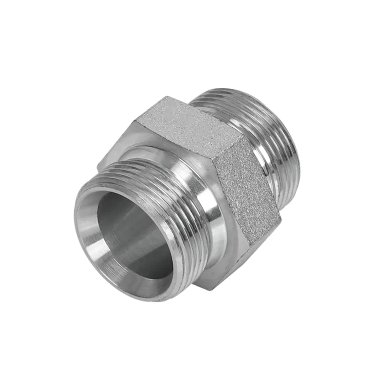 CNC Produce Bsp Male Hydraulic Straight Fittings 1b