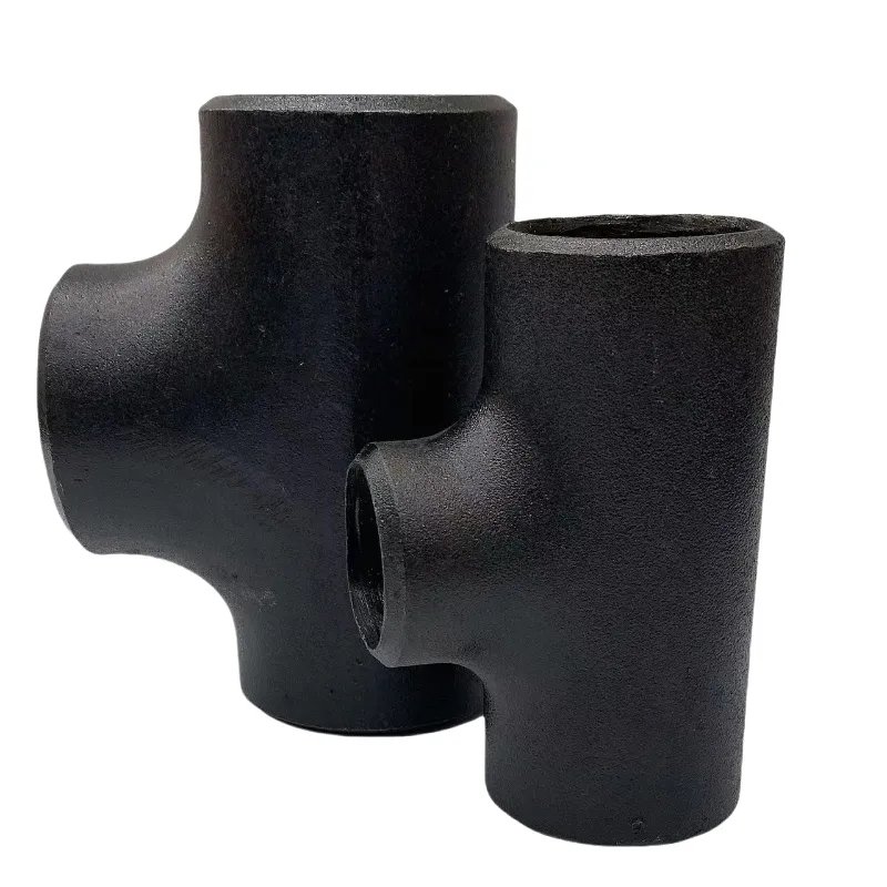Factory Price Large Diameter Stainless Steel Tee Seamless Butt Welding Thick Wall Tee Fittings Equal Diameter Tee