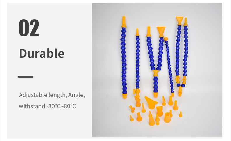 Strong Nylon Resin Machine Tool Cooling Pipe, High Oil Resistance, Pressure Resistance and Anti-Winding Plastic Water Pipe for Lathe and Milling Machine Cooling