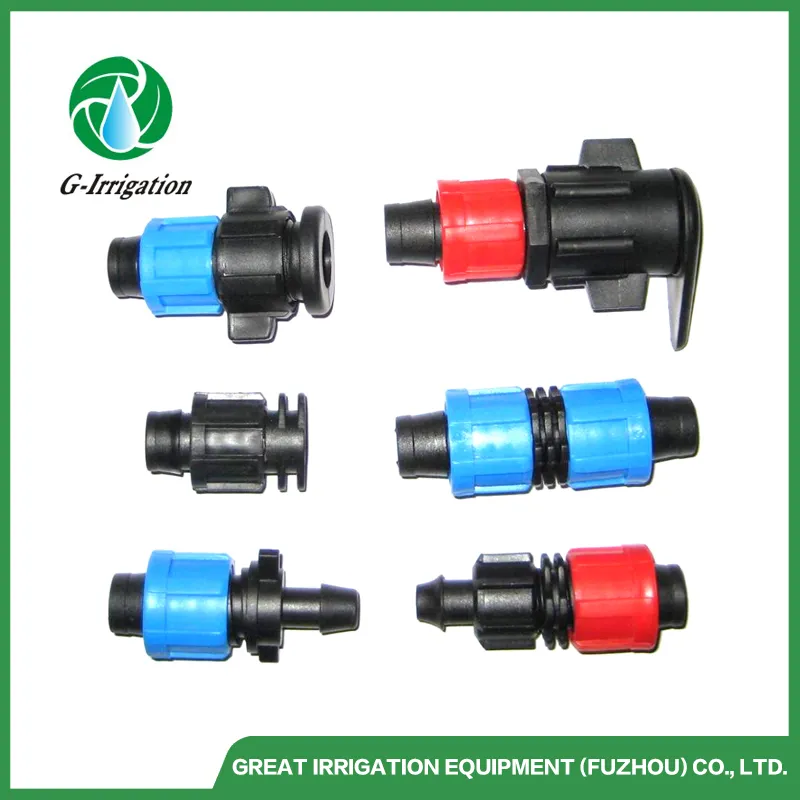 Drip Fittings Irrigation System Pipe Fitting for Tape Fitting Connectors Valve