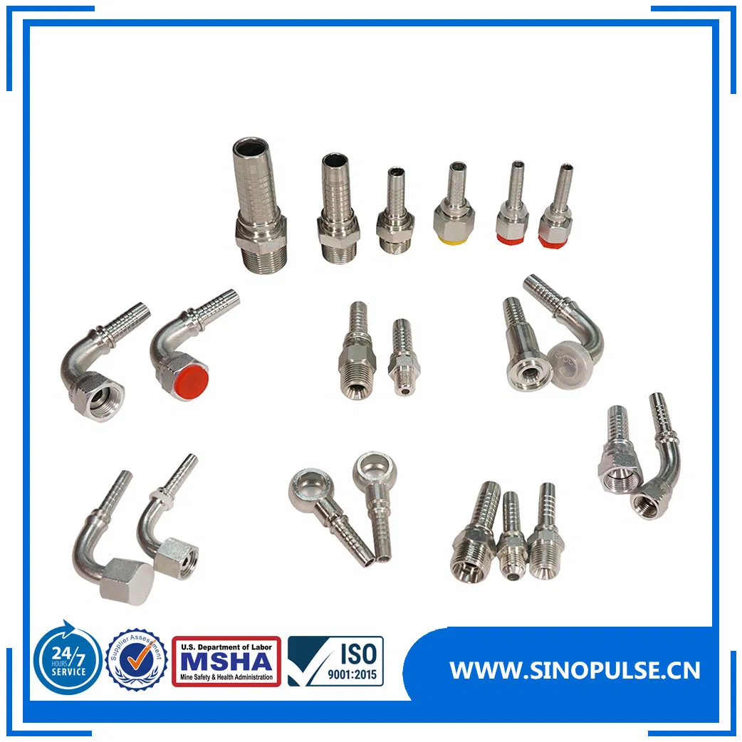 Metric Bsp NPT Orfs SAE Jic Hydraulic Hose Fittings Manufacturer