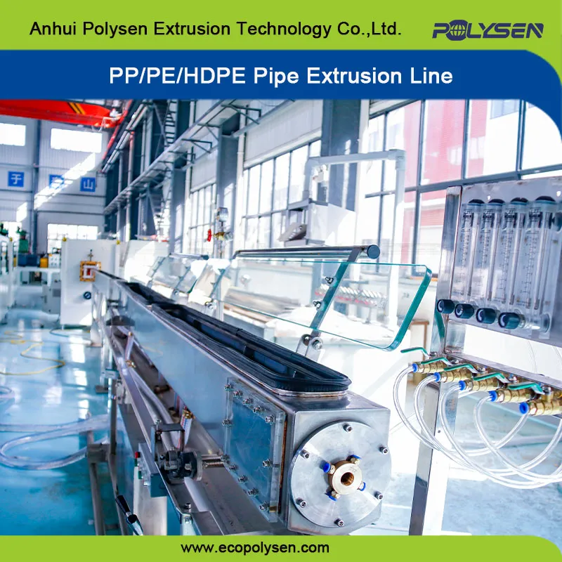 Water Supply Manufacturing Plastic PP PPR HDPE PE Pipe Extrusion Production Line Making Machine Pric
