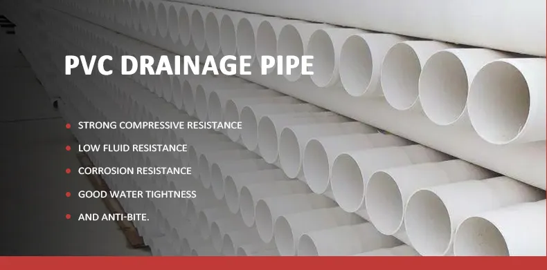 Heavy Duty Schedule 40 PVC Drainage Pipe Large Diameter 9 Inch for Industrial Waste Water