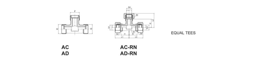 Tee Female National Pipe Thread with Captive Seal 1/2 Inch Quick Connectionn Fittings