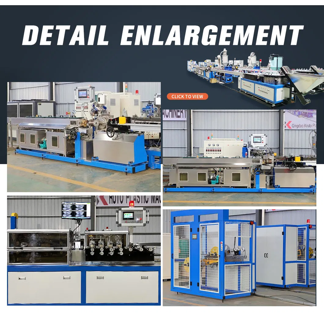 Inlaid Strips Drip Irrigation Pipe Exstrusion Line/PVC HDPE PPR Corrugated Jacket Pipe Hose Tube Plastic Machinery