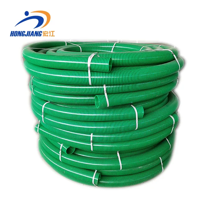 5 Inch Flexible Green Heavy Duty Manure PVC Suction Pipe