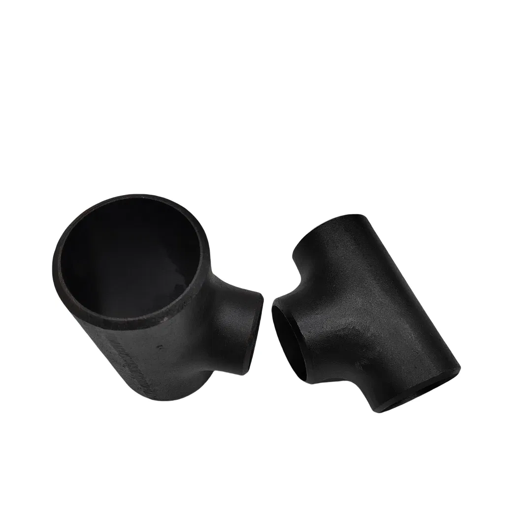 Factory Price Large Diameter Stainless Steel Tee Seamless Butt Welding Thick Wall Tee Fittings Equal Diameter Tee