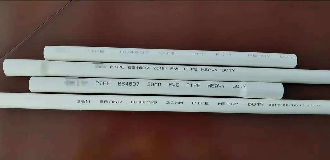 Anti-Corrosion Standard Sizes Electrical PVC Conduit Pipe 16mm 20mm 25mm 32mm 40mm