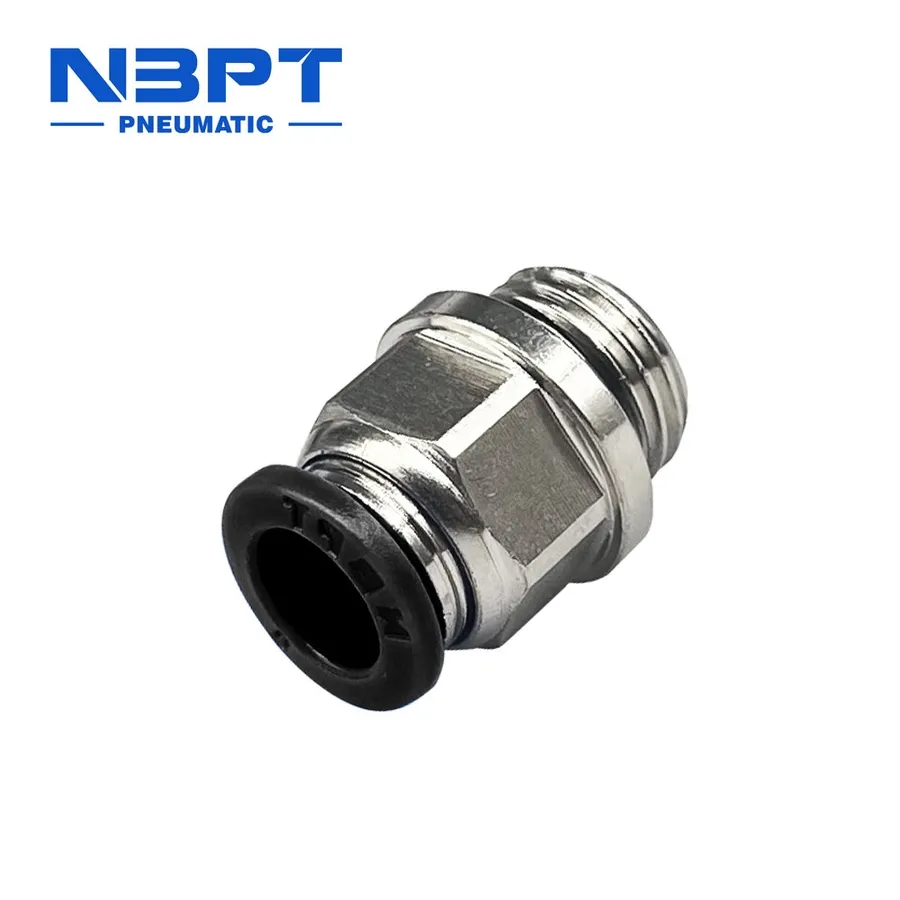 China Manufacturing PC-G Quick Connecting Tube Male G Thread for Straight Fitting